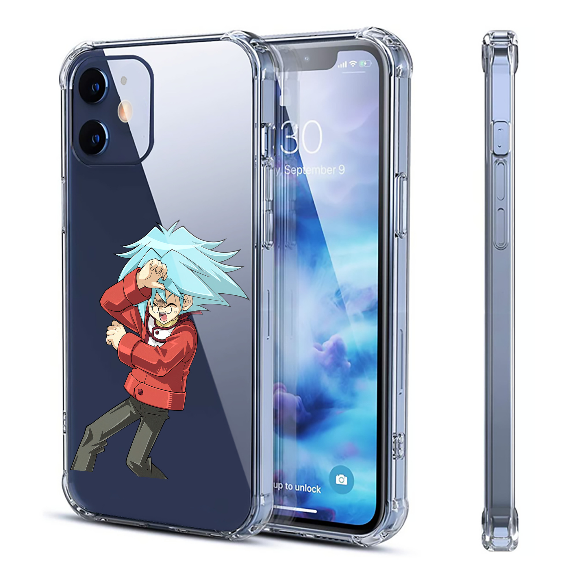 （画像用） 遊☆戯☆王 Yu-Gi-Oh! 【iPhone 12シリーズ対応】透明スマホケース（クリアソフトケース）